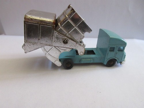 Vintage Husky S & D Refuse / Garbage Truck Blue/silver Made In Great Britain - Picture 4 of 5
