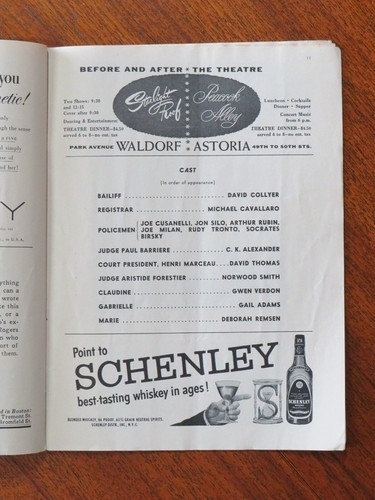 Cole Porter's Can-Can (Musical) - 1954 Playbill Broadway program, Gwen Verdon - Picture 4 of 5