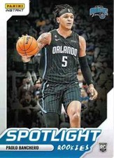 2022-23 Panini Instant Spotlight Rookies Basketball Cards Checklist 17