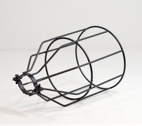 Jaulas de sombra de luz de alambre de metal industrial vintage para lámparas colgantes de escritorio iluminación - Imagen 8 de 95