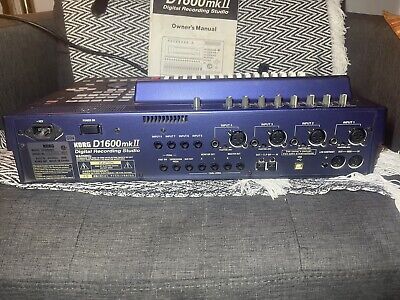 KORG D1600 mkII, 16-Track Digital Recording Studio With KORG D1600 mkII, 16-Track Digital Recording Studio With