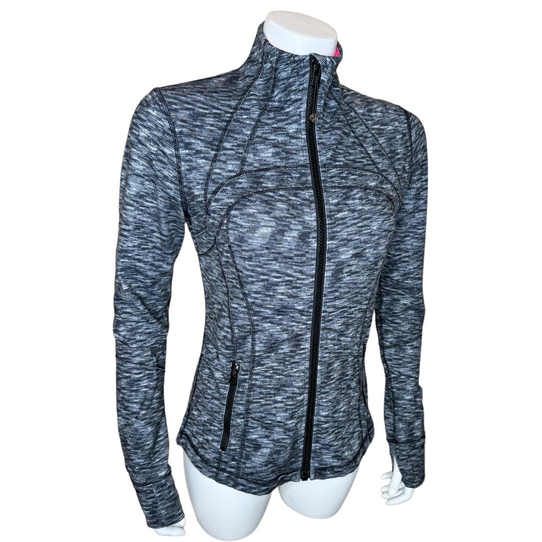 Lululemon Define Jacket Dramatic Static 8 Black W… - image 4