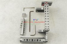 DSLR Cage Rig Kit For BMPCC Sony A7 A7S A7ii Panasonic GH3 GH4 Silver New