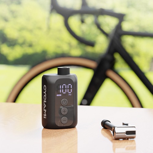 100 PSI Portable Air Pump LED Display Air Compressor for Mountain/City/Road Bike - Bild 5 von 12
