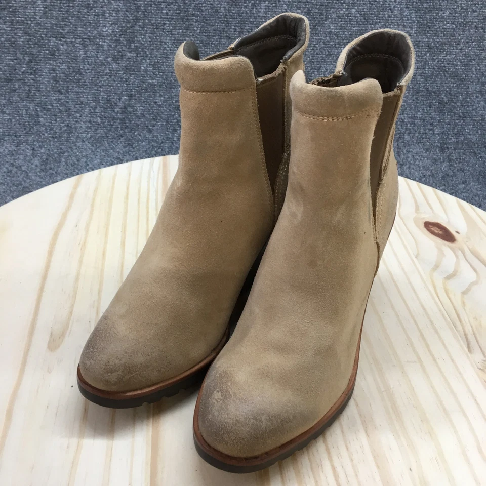 Botas Sorel para mujer 8,5 playa después de horas Chelsea marrón tirar al tobillo NL2567-214 Foto 4 de 4