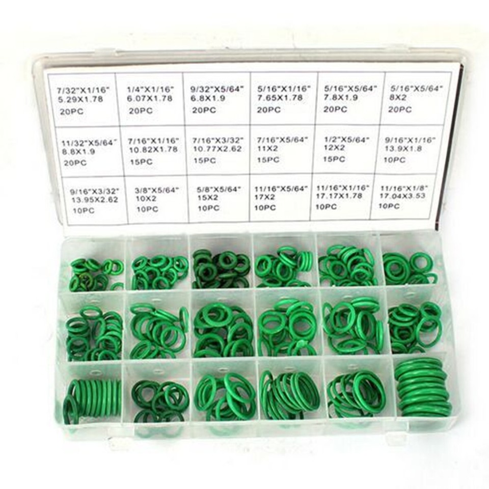270pcs O-Ring Sealing Gasket A/C Compressor 18 Sizes HNBR O-Rings ...