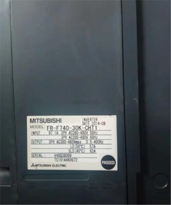 Mitsubishi Inverter F700 400V 30Kw FR-F740-30K-CHT1 Used ci Mitsubishi Inverter F700 400V 30Kw FR-F740-30K-CHT1 Used ci