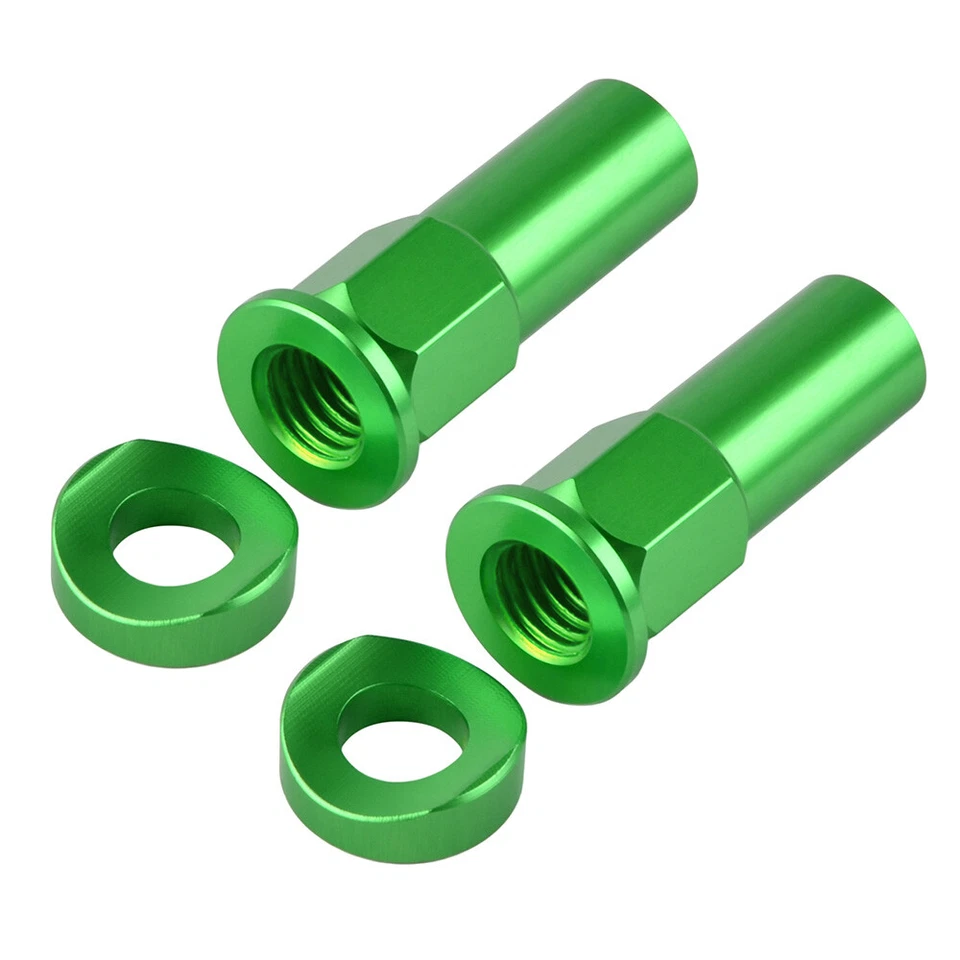 CNC Rim Lock Nuts Washers For Kawasaki KX KXF KDX KLX KFX 80 90 125 200 250 450 - Image 4 of 4