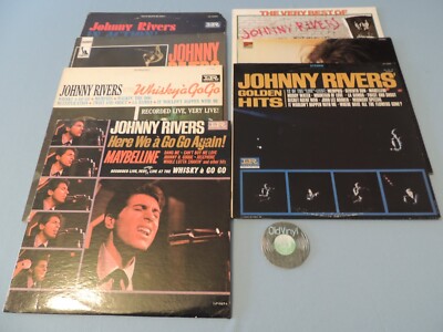 LOT 7 x LP Johnny Rivers Whisky a go go In Action! Golden Hits...| Mint- to EX