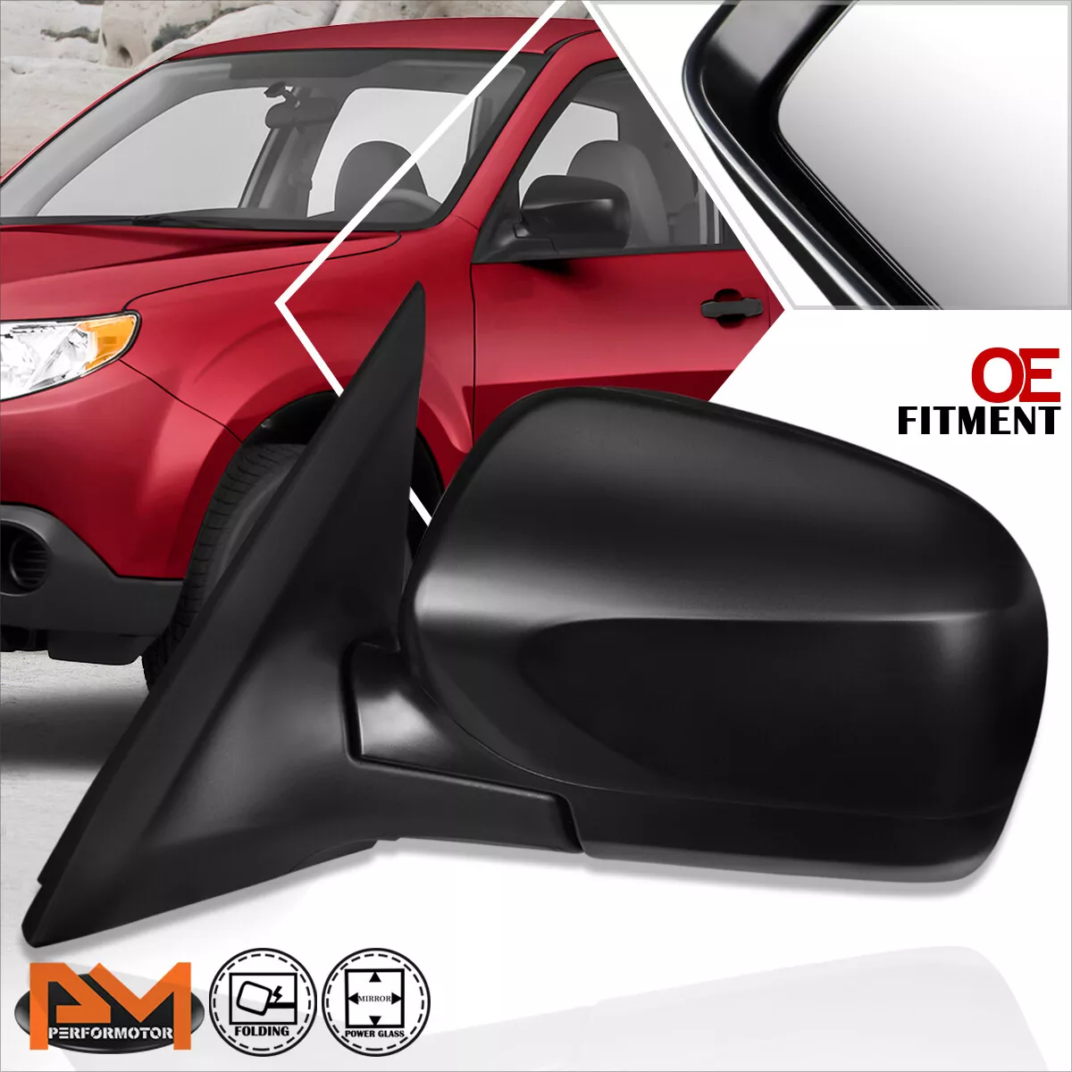 2009 subaru forester rear view mirror online