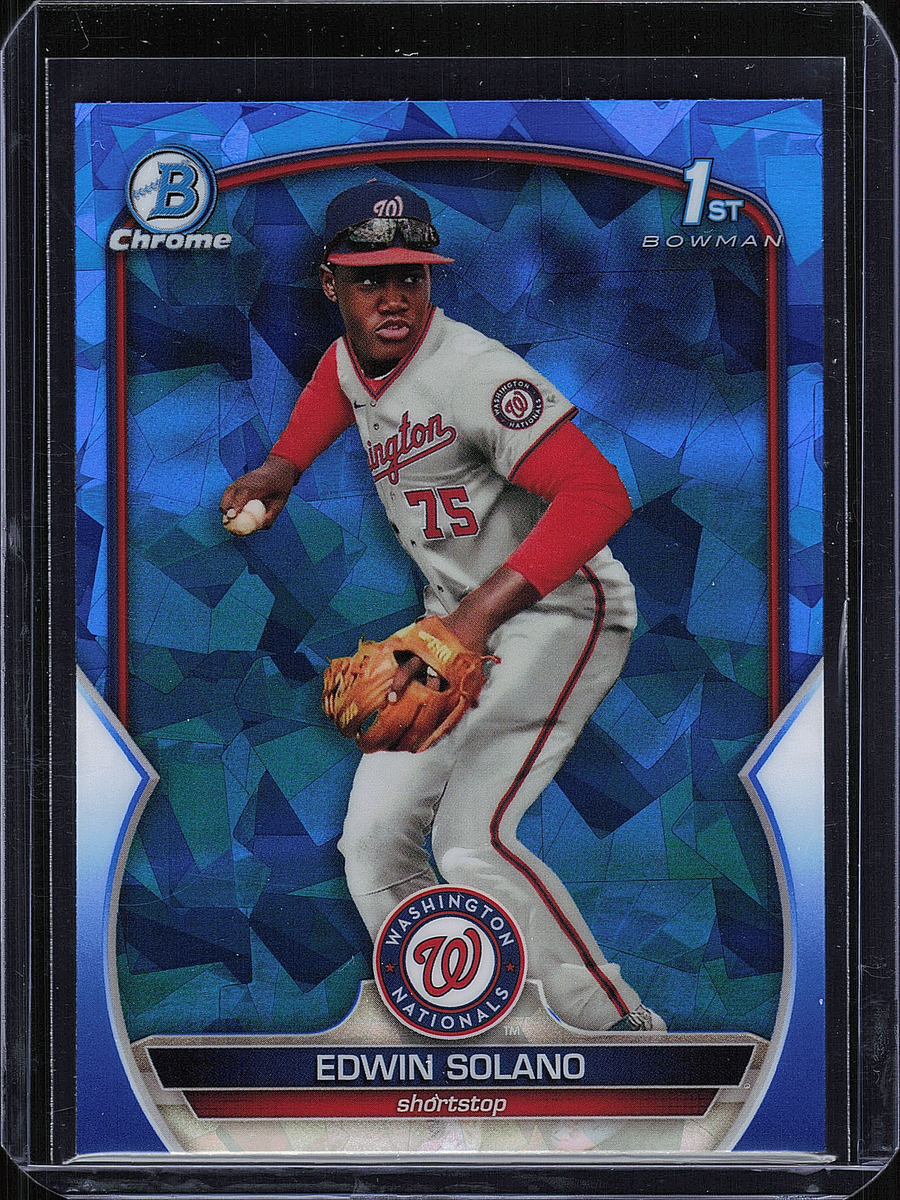 2023 Bowman Chrome Prospects 1st Sapphire #BCP-169 Edwin Solano | eBay