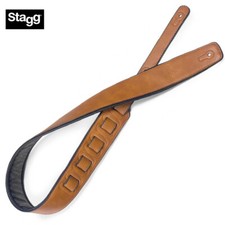 Stagg SPFL 30 HON Honey Brown Padded Leather-...
