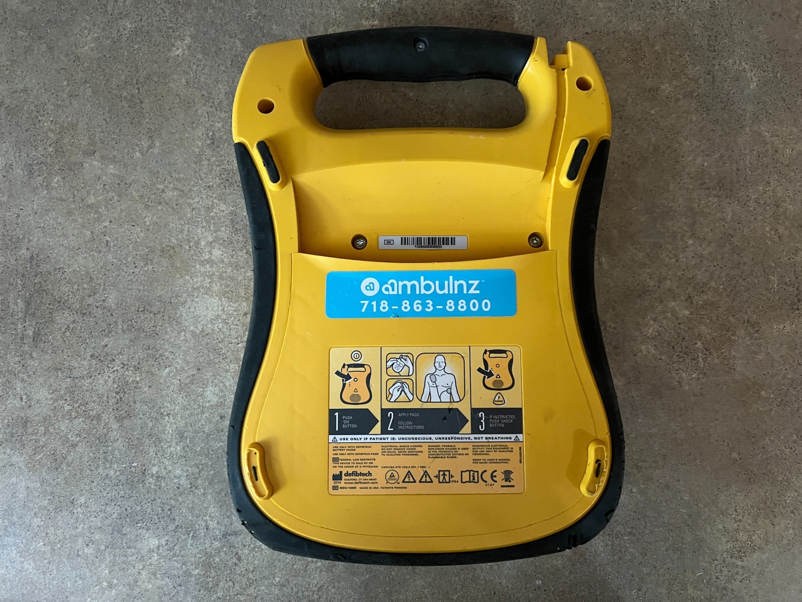 Defibtech Reviver AED DDU100B Defibrillator NO Pads NO BATTERY TESTED
