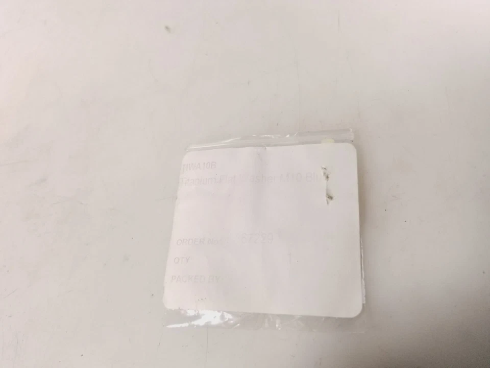 Ducati 748 Monoposto 916 Pro-Bolt 2000 titanio arandela plana M10 (20 mm o/d) Foto 4 de 4