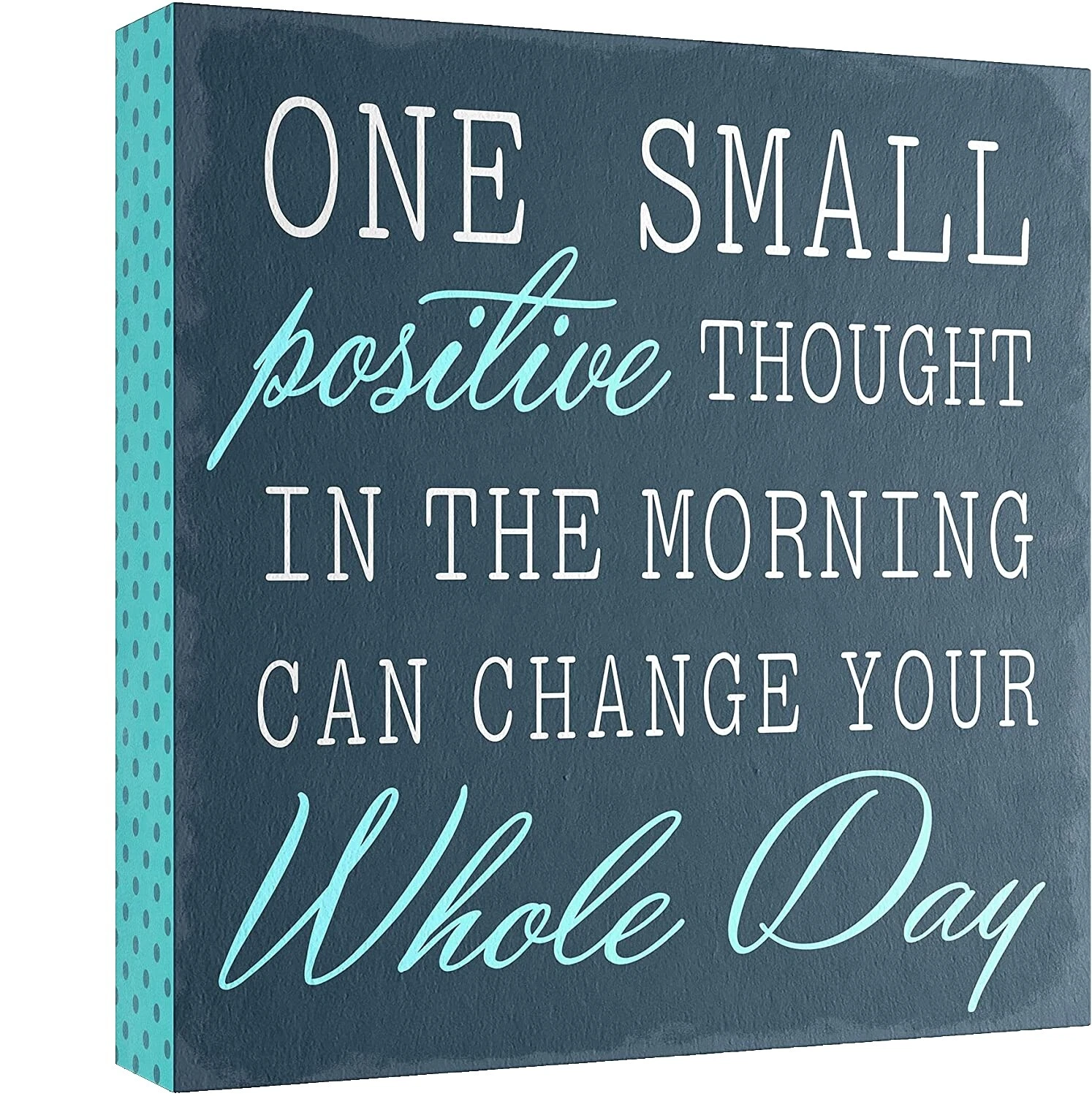 Black Metal Inspirational Home Décor Plaques & Signs