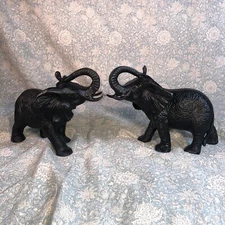 Vintage Heavy Elephant Statues 