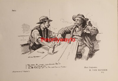 Segensgefährten (Fais de la Bicyclette auf Rückseite), Buchillustration, 1901