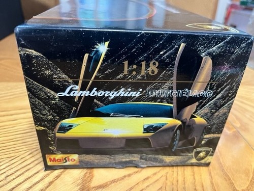 ¡¡¡LAMBORGHINI MURCIELAGO MAISTO ESCALA 1/18!!! PLATA CON NEGRO!!! 31638 - Imagen 5 de 6