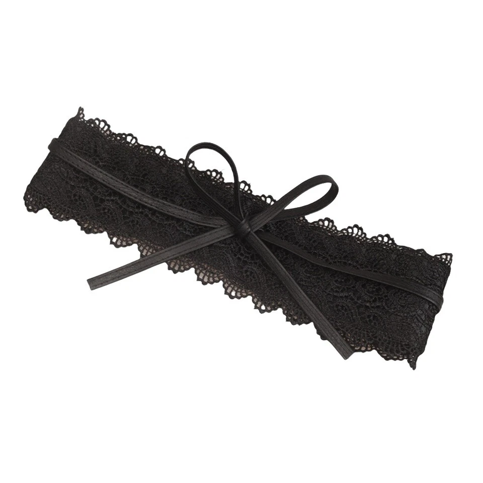 Damen Spitze Langer Halsteil Taille Breiter Gürtel Korsett Kleid Festbinden Bund - Bild 2 von 4