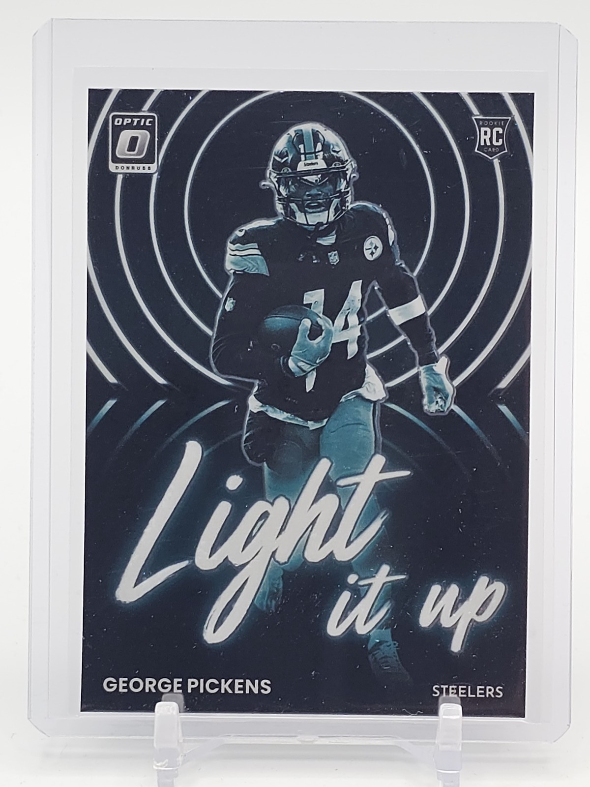 GEORGE PICKENS 2022 DONRUSS OPTIC ROOKIE LIGHT IT UP #LU-15 STEELERS Q1345