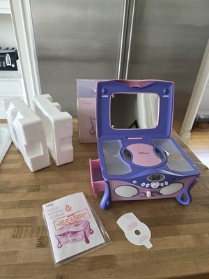 Vtg Disney Princess CD Player Jewelry Box Mirror Jukebox  In BOX 2007  See Video