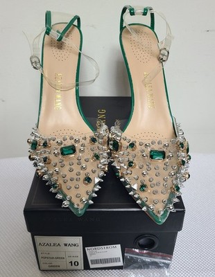 Azalea Wang Women's Size 10 Heels New PopStar Green | eBay