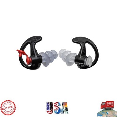 EP4 Sonic Defenders Plus Black Earplugs - 24dB Noise Reduction, Comfortable Fit