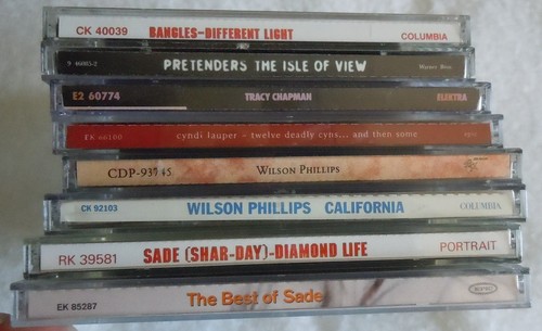 8 CD Lot 1980s Bangles Cyndi Lauper Sade Wilson Phillips Tracy Chapman Near Mint - Picture 4 of 22