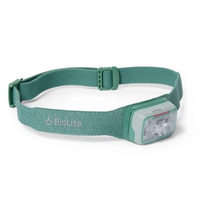 BioLite Range 400 Lumens Waterproof Fast-Charging Rechargeable Headlamp Mist Gre