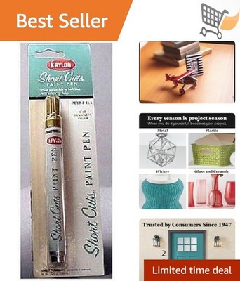 Paint Pen Gold Leaf 0.33oz Fast-Dry High-Gloss Eco-Friendly Art Craft