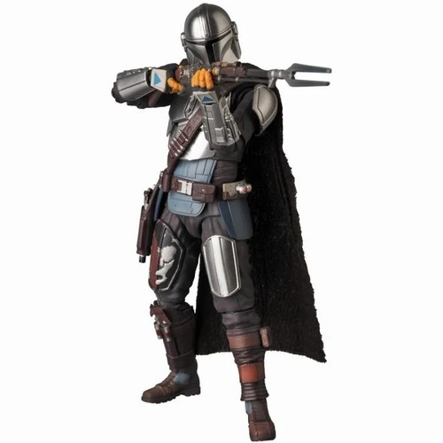 MAFEX No.129 The Mandalorian Beskar Armor Action Figure – Medicom Toy Star Wars - Picture 4 of 7