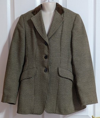Kinder Vintage Eural Tergal Reitsport Jagd Show Jacke Größe 30