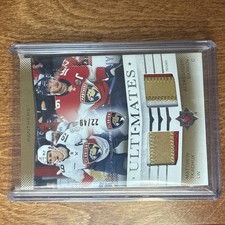 Matthew Tkachuk Aleksander Barkov 2024-25 UD Ultimate Ulti-Mates Patch /49
