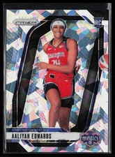 2024 Panini Prizm WNBA #142 Aaliyah Edwards Ice Prizms