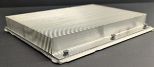Big Aluminum Heatsink 9-3/4" x 7-1/2" x 1-1/4" 2lb 14oz W/ Mount Screws and Seal