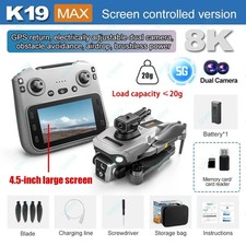 K19 Max Gps Drone With 4.5-inch Screen Controller With Sd Card Unmanned Aerial