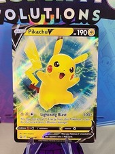 Pikachu V Promo SWSH: Sword & Shield Promo Cards SWSH198 NM - Pokemon TCG