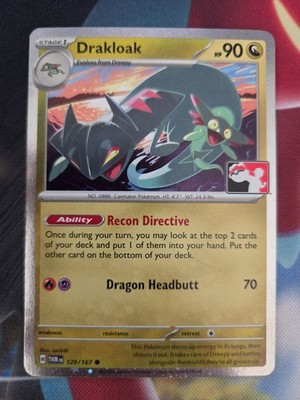 Drakloak - (Cosmos Holo) 129/167 Prize Pack Series Cards Holo
