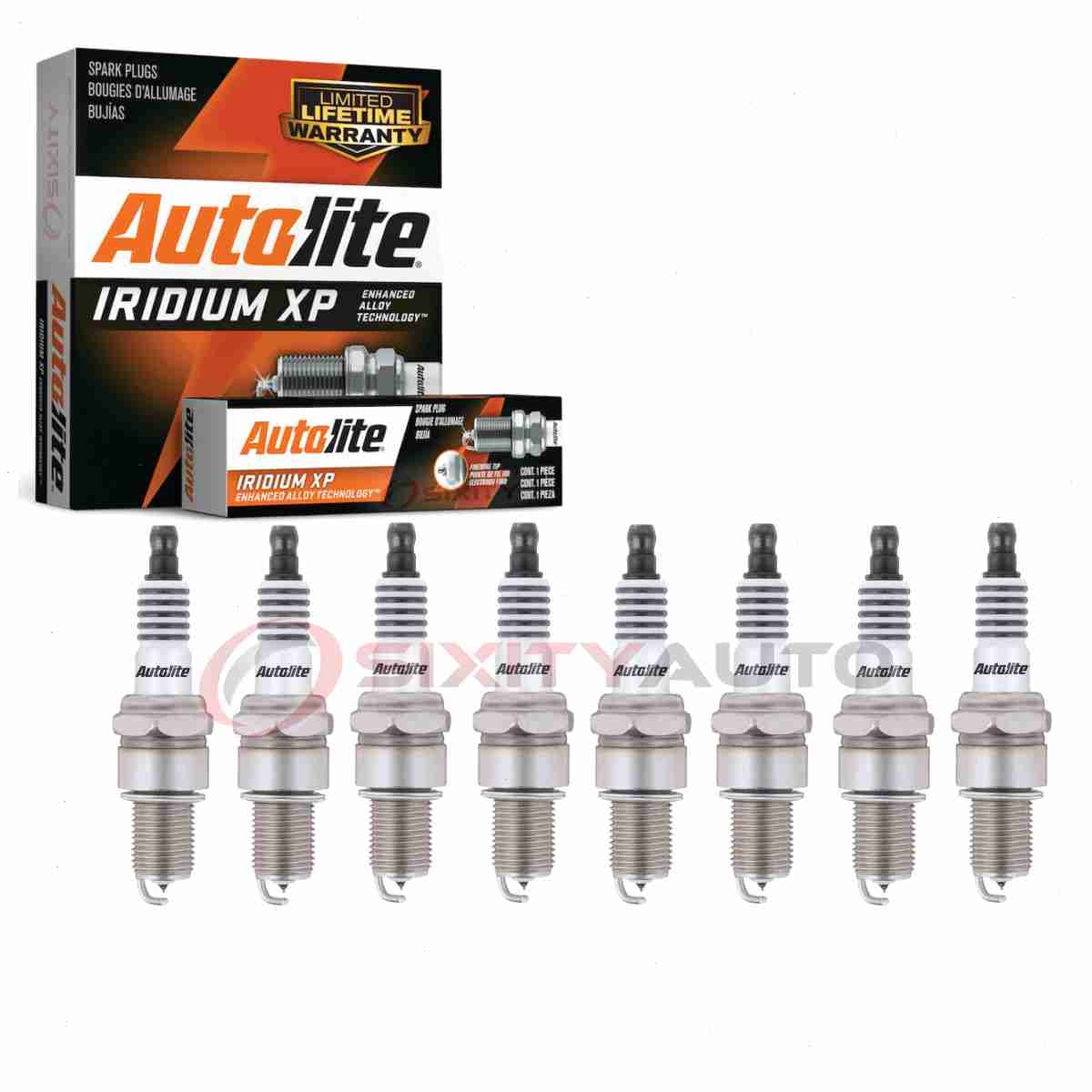 8 pc Autolite Iridium XP Spark Plugs for 1973-1974 Mercedes-Benz 450SEL wr
