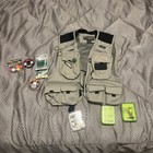 Sportsman’s Fly Fishing Vest With Accessories Pictured!