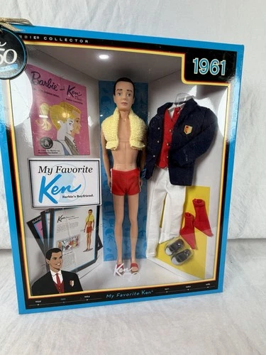 1961 VINTAGE REPRO MY FAVORITE KEN BARBIE'S BOYFRIEND DOLL 2010 MATTEL T7668 NIB