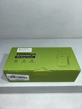 New WiFi Extender Signal Booster Long Range Internet Boost Ethernet Port 300 Mbp