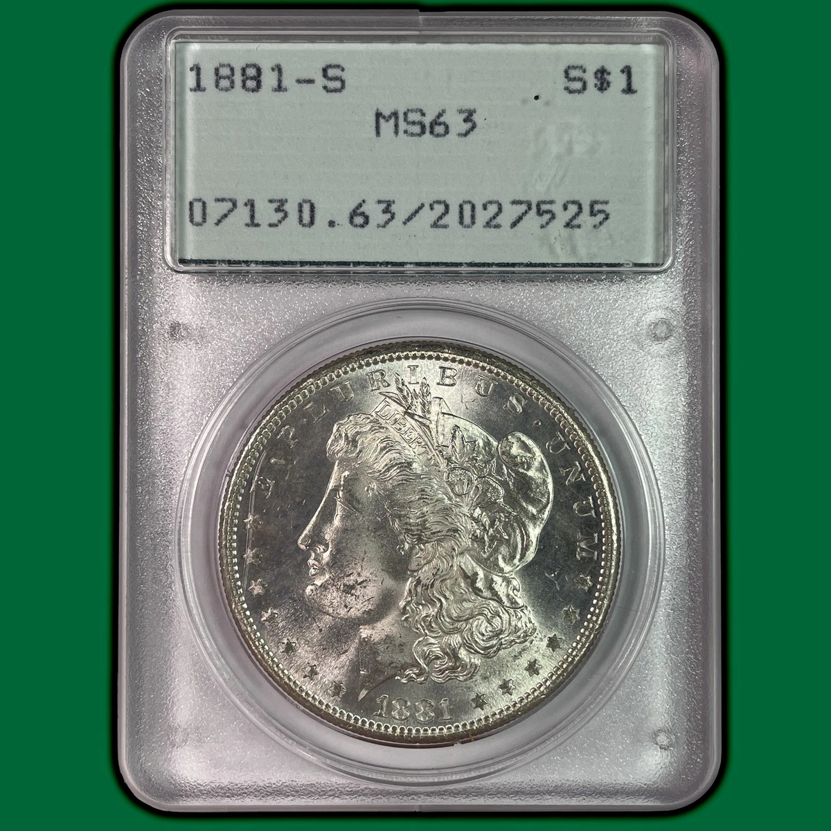 MS 63 Graded 1881 Year Morgan US Dollars (1878-1921) for sale | eBay