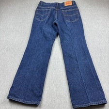Vintage Levis 517 Jeans Mens 36x31 Blue Denim Bootcut Dark Wash Cowboy Rodeo
