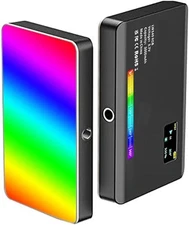 140 RGB Video Light Portable LED Camera Light Panel Full Color CRI 95+2500-9000k