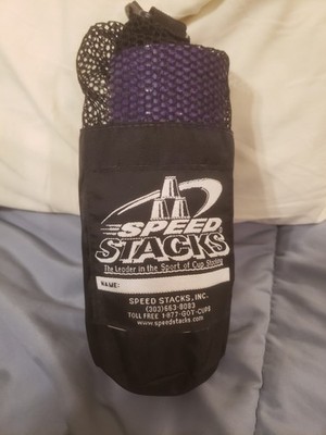 Speed Stacks Competition Stacking Cups 10-Pack Purple With Bag