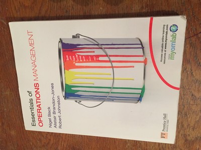 Essentials of Operations Management - paperback Slack, Nigel|Brandon-jones, ...