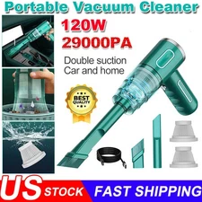 29000PA Cordless Hand Held Vacuum Cleaner Mini Portable Wireless Double Suction