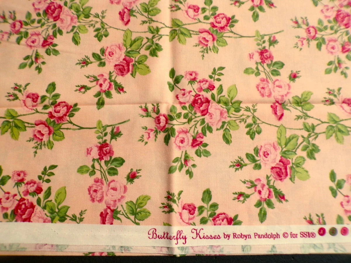 Pink Rose Cotton Craft Fabrics for sale | eBay