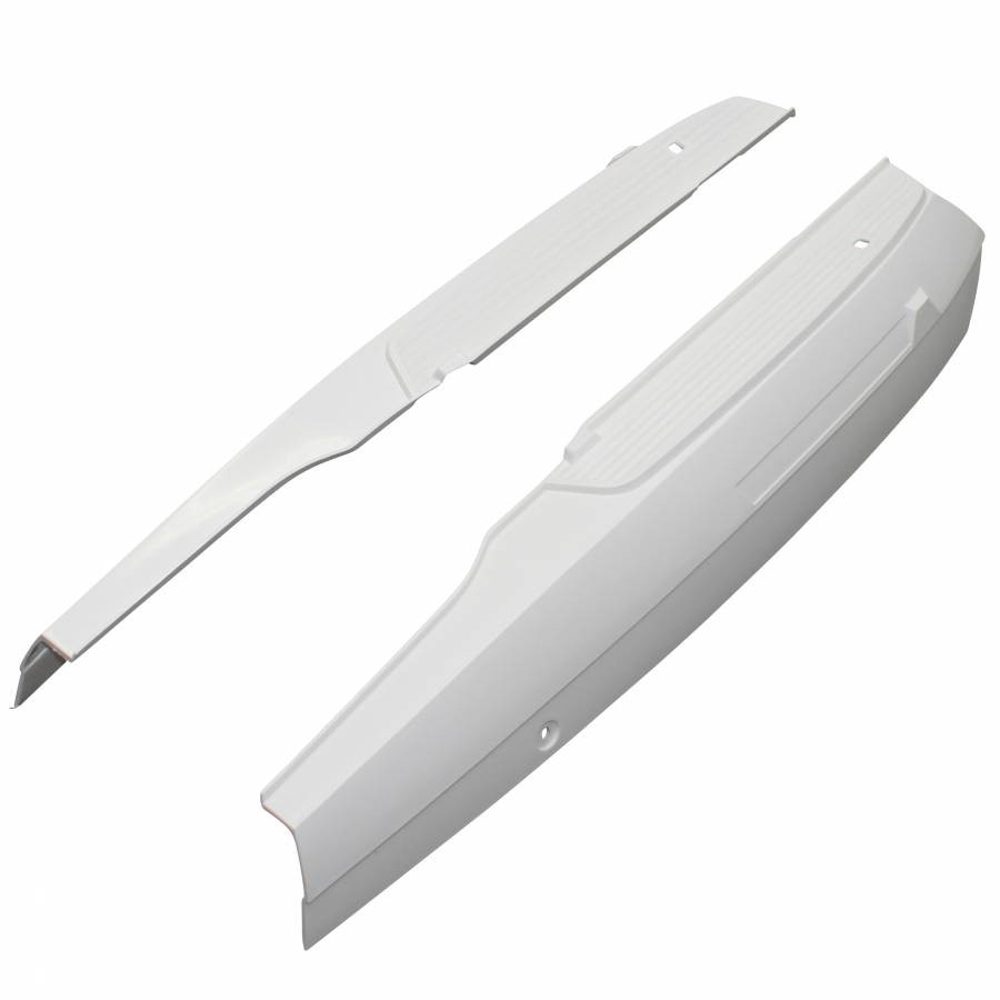 Carénage cache moteur blanc pour Peugeot 103 MVL et SP en paire
